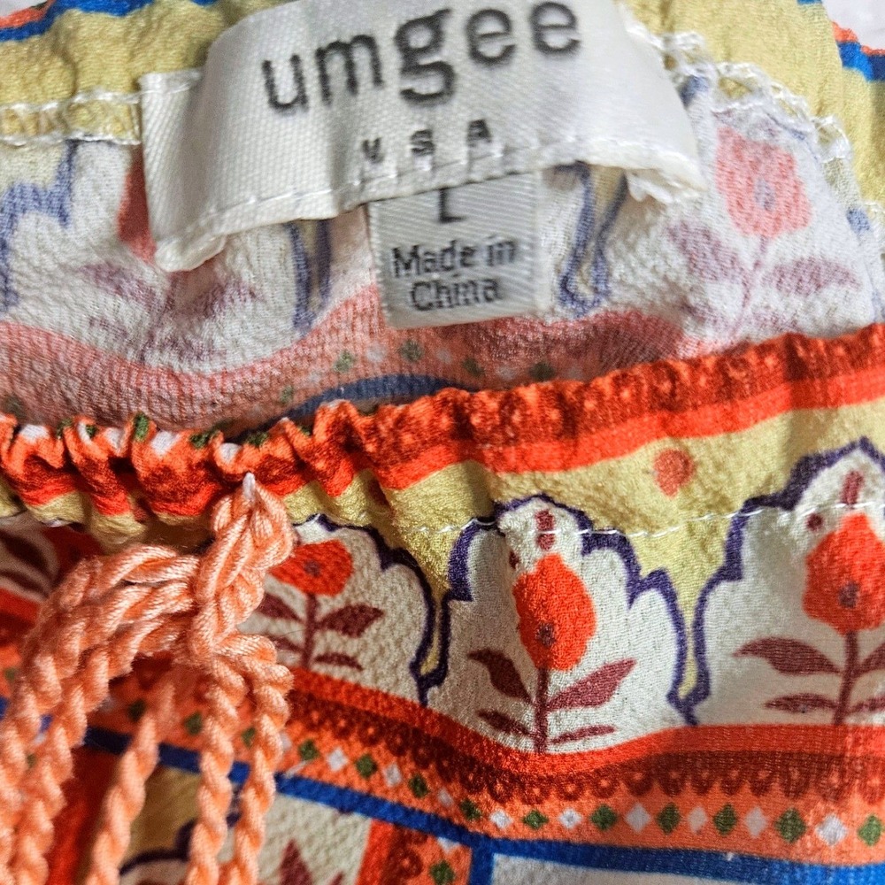 Umgee Boho 2Pc Lot Sz‎ Lg Floral Off Shoulder Babydoll Tunic Dress & Blouse #573 - Picture 5 of 11
